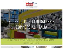 Tablet Screenshot of cinisello.gallerieauchan.it